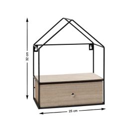Cajón con Soporte para Pared 25x12,5x52 cm - Decoración Industrial en Marrón Precio: 7.49999987. SKU: S1123290
