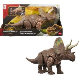 Jurassic World JGB93 Figura de Acción Dinosaurio Eotriceratops Saga Megaacción