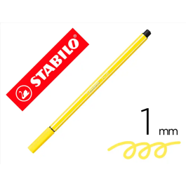 Stabilo Rotulador Pen 68 Acuarelable Amarillo Limón Punta Gruesa 1mm Precio: 11.49999972. SKU: S8417626