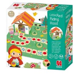 Goula Juego de Mesa Los 3 Cerditos de Madera, Escapa del Lobo - Para Niños 2-6 Años, hasta 4 Jugadores