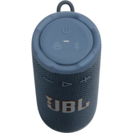 JBL Grip Altavoz Bluetooth portátil 16W, 14h batería, IP68 Impermeable/Polvo, A prueba de caídas, Luz Ambiental, Azul