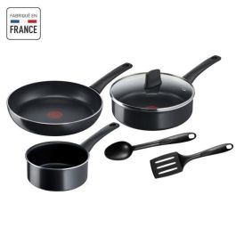 Tefal C2789602 Batería de cocina de 6 piezas, cacerola, estufa, salteuse + cubierta de vidrio, inducción, no piso, hecha en Francia Precio: 131.69000031. SKU: B1FCPZ6XMC