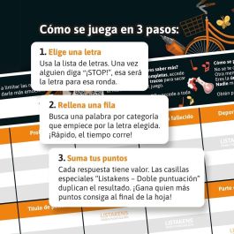 SD GAMES Juego de Mesa Listos Listas y Listakens en Español, Edad +12 años, para +2 jugadores, 45 min duración