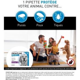 FRONTLINE 3 SPOT ON Pipetas Antiparasitarias para Perros - 20-40 kg - Pulgas, garrapatas, piojos FRONTLINE 3 SPOT ON Pipetas Antiparasitarias para Perros - 20-40 kg - Pulgas, garrapatas, piojos