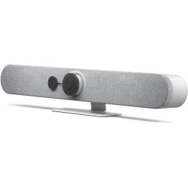 Logitech 960-001351 Rally Bar Mini Sistema de Videoconferencia Grupo, 4K Ultra HD, Zoom 4x, Blanco