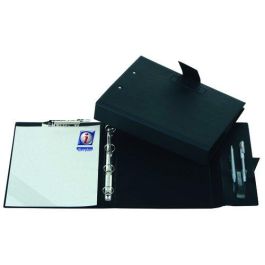 Carpeta De Anillas Con Pinza Miniclip Superior Iberplas Pvc Escolar Fº 4 An.25Mm Redondas Con Portaboligrafo Negro Precio: 10.50000006. SKU: B1FGJDKGWD