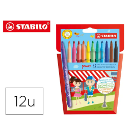 Stabilo Rotuladores Power Colores Surtidos Estuche 12 Unidades Precio: 3.50000002. SKU: B16ZA4Q57Z