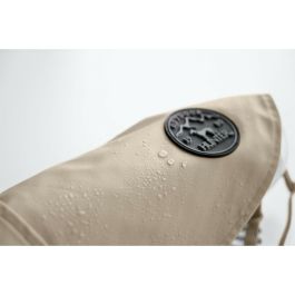 Hunter Abrigo Milford para Perro, Impermeable y Resistente al Viento, con Cremallera para Collar/Arnés, Ajuste Ergonómico, 45 cm Beige