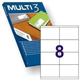 Multi-3 Etiquetas Adhesivas 97x67,7 mm Inkjet-Láser C-Rectos 8 X 100H Blanco Precio: 6.69000046. SKU: S8413459
