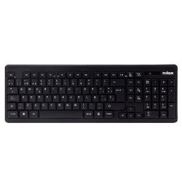 Nilox NXKMWE0001 Kit Teclado + Ratón Inalámbrico 2.4GHz USB Teclado Español completo Ratón Óptico 1000DPI Negro