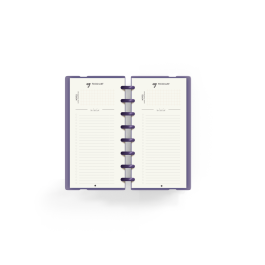 Carchivo Ingeniox Planificador Semanal My Week Malva 105x210 mm - 52 Semanas Sin Fecha y To-Do List, Papel Premium FSC