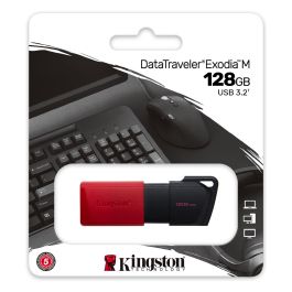 Kingston DTXM/128GB Pendrive 128GB USB 3.2 Gen 1 Negro/Rojo