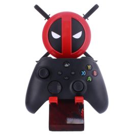 Cable Guy Ikon Soporte Deadpool Marvel 20cm para mandos PS5/Xbox y teléfonos con carga USB y luz LED