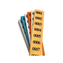 Liderpapel Tira de Rifa Sencilla 1 al 1000 Talonario Engomado 10 Números por Tira