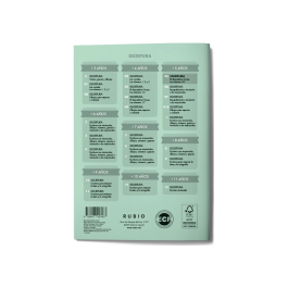 Rubio Cuaderno Caligrafía Nº 05 - Desarrollo de destrezas motrices para lenguaje escrito