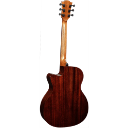 LAG Guitarra Acústica Auditorium Cutaway Tramontane 118 A/E Electroacústica Brown Shadow