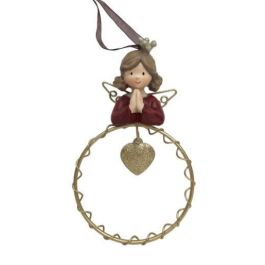 DKD Home Decor Figuras Navideñas Tradicionales de Resina, Decoración para Navidad 3x13.5x9 cm - Pack 6 Unidades Modelos Surtidos
