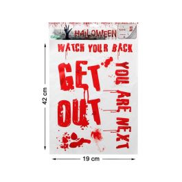 Pegatina Decorativa Roja Sangrienta 42x19 cm Con Manchas Y Letras Halloween Precio: 0.99000022. SKU: B1CVV6EE4K