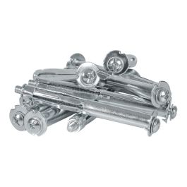 Rapid Taco de expansión metálico Ø11x80 tornillo m5x89, resistencia 40 kg, para pladur, yeso y paredes huecas, grosor 32-45mm, bolsa 10 unid