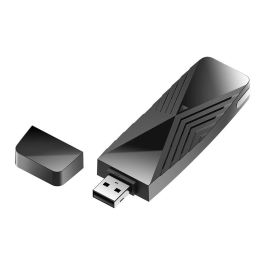 D - Link Adaptador USB WiFi 6 DWA-X1850 1800 Mbps, Dual Band, MU-MIMO, OFDMA, USB 3.2