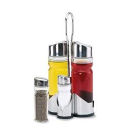 COMAS HOTEL Vinagrera de acero inoxidable 4 piezas, Orfebrería, para aceite y vinagre, juego de mesa Precio: 9.5000004. SKU: B1HXKZAN6C