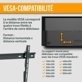 NANOOK Soporte de pared inclinable para televisores de 40 a 65 pulgadas - Solución de montaje para televisores LCD y (O)LED - Negro NANOOK Soporte de pared inclinable para televisores de 40 a 65 pulgadas - Solución de montaje para televisores LCD y (O)LED - Negro