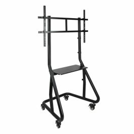 TooQ FS20200M-B - Soporte de Suelo TV/Monitor con Ruedas para Pantallas 60"-105", 100kg, Ajustable en Altura, Negro Precio: 199.99581437. SKU: S0225400