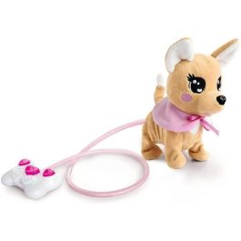 Chi Chi Love AUC4006592070250 Peluche Loomy Chihuahua 20 cm – Peluche guiado por alambre con Pilas incluidas