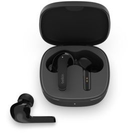 Belkin SOUNDFORM Flow Auriculares In-Ear con Cancelación de Ruido, Negro