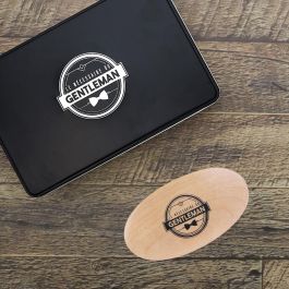 Cosmetic Club Cepillo Barba Barber Shop para Peinar y Cuidar Barbas Medianas y Largas Suave Sedosa Disciplina Encrespado