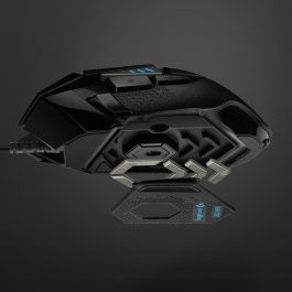 Logitech Ratón Gaming G502 Hero, Sensor HERO 25600 DPI, RGB LIGHTSYNC, Negro