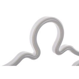 DKD Home Decor Decoración Navideña Luminosa Ángel Tradicional Blanco LED 8 x 29.5 x 23.5 cm a Pilas AA