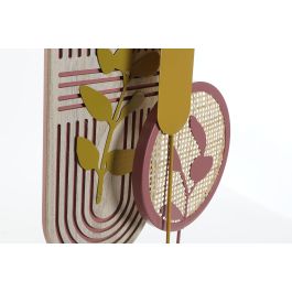 DKD Home Decor Decoración Rosa Shabby Colección Pink Decor de MDF 10x20x50 cm – Set de 4 Unidades