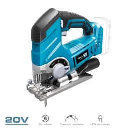 Koma Tools 20v-sc Sierra Caladora 20V (sin batería ni cargador) Li-ion, Corte Madera 65mm, Metal 8mm, Velocidad Variable, Cambio Rápido Hoja Precio: 57.49999981. SKU: S7903572