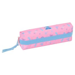 Safta Estuche Portatodo Stitch Bright Rectangular con Goma Elástica 40x220x70 mm