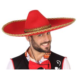 Sombrero Mariachi Mexicano 58 cm Diámetro Rojo Precio: 4.49999968. SKU: B139REWPED