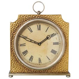 Reloj de Mesa Alexandra House Living Dorado Metal 31 x 33 x 9 cm