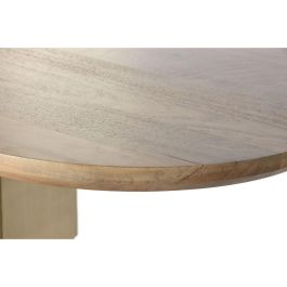 Mesa de Comedor Home ESPRIT Dorado Latón Madera de mango 210 x 110 x 76 cm Mesa de Comedor Home ESPRIT Dorado Latón Madera de mango 210 x 110 x 76 cm