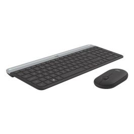 Logitech MK470 Combo Teclado y Ratón Inalámbrico Ultra-Fino Silencioso Teclas Perfil Bajo Ratón 90% Reducción Ruido Batería Larga