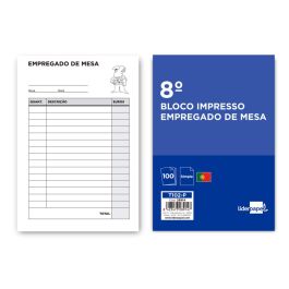 Talonario Liderpapel Camarero Octavo Sin Iva 102 Texto En Portugues 10 unidades Precio: 12.705000072599999. SKU: B1D78RBKA2