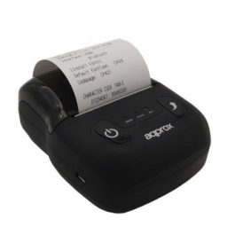 Approx appPOS58PORTABLE+ Impresora de Tickets Térmica Portátil 58mm USB Bluetooth Negro - Compatible Android, Windows, Mac, Linux