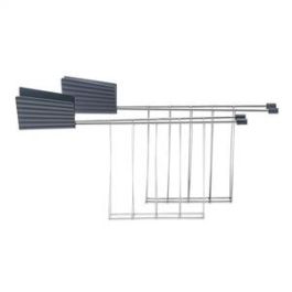 Alessi MDL08RACKG Plissé Set 2 Pinzas para Tostador Gris, Diseño de Michele De Lucchi Precio: 7.58999967. SKU: B1AJHPRSH9