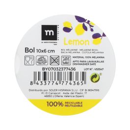 Bol de melamina brillo Lemon 10x6 cm - La Mediterranea (24 Unidades) Bol de melamina brillo Lemon 10x6 cm - La Mediterranea (24 Unidades)