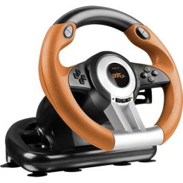 Speedlink DRIFT O.Z. Volante con Pedales para PC, USB, con Vibración, Color Negro/Naranja Precio: 96.49999986. SKU: B16ZZZCMH5