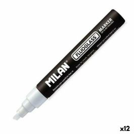 Rotuladores Milan Fluoglass Amarillo Blanco Negro (12 Unidades) Precio: 30.79000001. SKU: B1FVRN3TS4