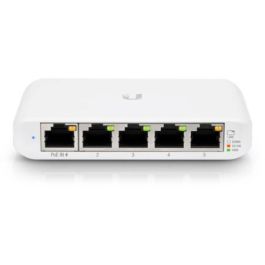 Ubiquiti USW-Flex-Mini-5 Switch de red gestionado, 5 puertos Gigabit Ethernet, con Power over Ethernet (PoE)