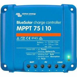 Regulador solar VICTRON MPPT - 75/10 - 12 / 24V - 10A Regulador solar VICTRON MPPT - 75/10 - 12 / 24V - 10A
