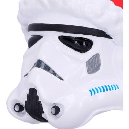 NEMESIS NOW Adorno Navidad Stormtrooper Gorro Santa Star Wars Poliresina 8,3cm Pintado a Mano