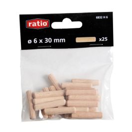 Ratio Espigas de Madera 8x40 mm, Blister de 25 Unidades Precio: 2.50000036. SKU: B1ABSNN6X5