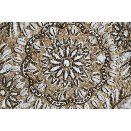 Bolso Mediterraneo DKD Home Decor Natural Negro 12 x 36 x 36 cm (2 Unidades) Bolso Mediterraneo DKD Home Decor Natural Negro 12 x 36 x 36 cm (2 Unidades)